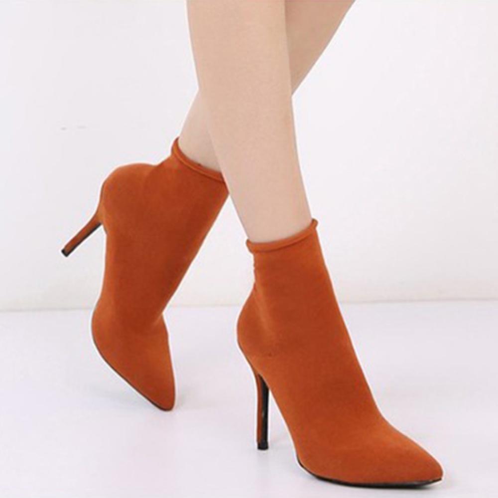 MJ Women's Stylish Brown Booties 142-4-MJ